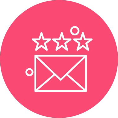 Vektör E- posta Ico, vektör illüstrasyonu