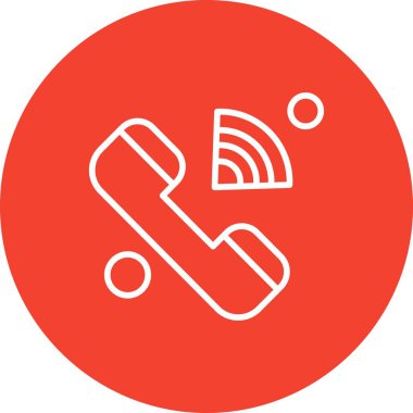 Vektör telefonu Ico, vektör illüstrasyonu