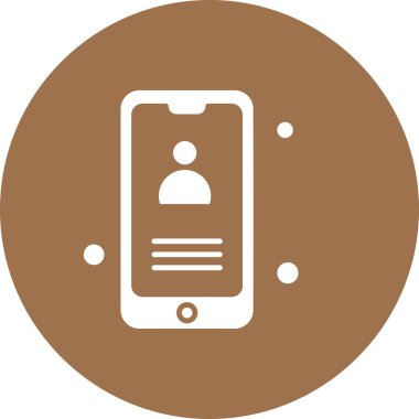 Vektör mobil ağ simgesi