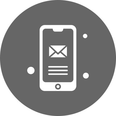 Vektör mesajı Ico, vektör illüstrasyonu