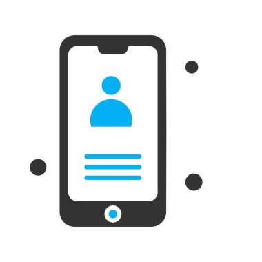 Vektör mobil ağ simgesi 