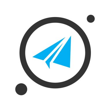 Vektör gönder Ico, vektör illüstrasyonu