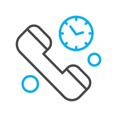 Vektör telefonu Ico, vektör illüstrasyonu