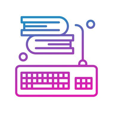 Vektör klavyesi Ico, vektör illüstrasyonu