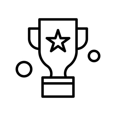 Vektör ödülü Ico, vektör illüstrasyonu