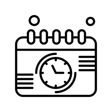 Vektör Takvimi Ico, vektör illüstrasyonu