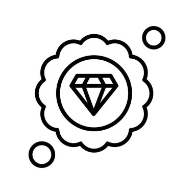  Vektör Elmas Ico, vektör illüstrasyonu