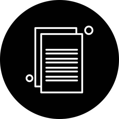 Vektör Belgesi Ico, vektör illüstrasyonu