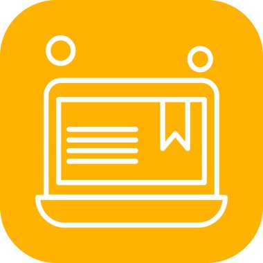 dizüstü bilgisayar simgesi, vektör illüstrasyonu