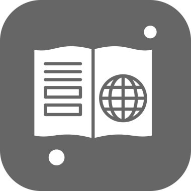 kitap simgesi, vektör illüstrasyonu