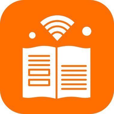 kitap simgesi, vektör illüstrasyonu