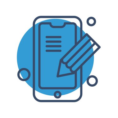 Vektör mobil ağ simgesi