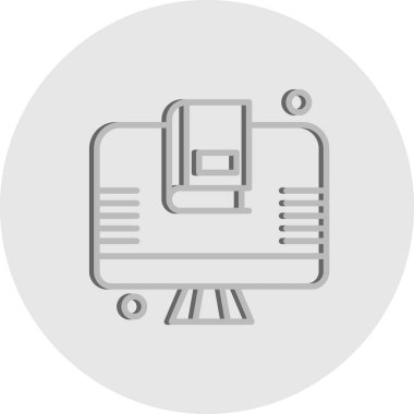  Tasarım için vektör lcd Simgesi