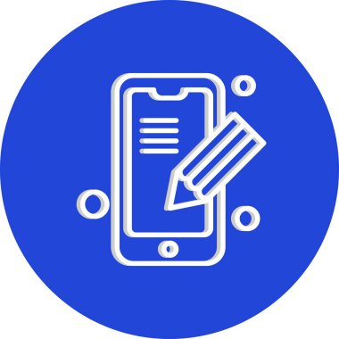 Vektör mobil ağ simgesi 