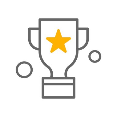 kupa simgesi, vektör çizimi