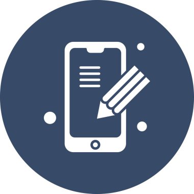 Vektör mobil ağ simgesi