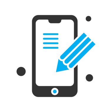 Vektör mobil ağ simgesi 