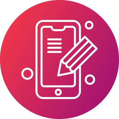 Vektör mobil ağ simgesi