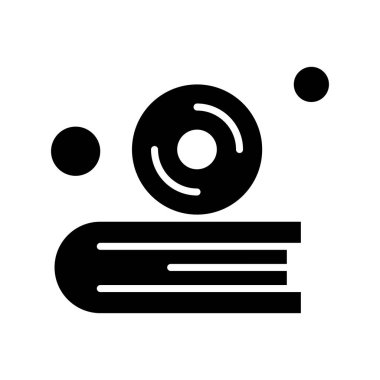  Vektör cd Simgesi, Vektör İllüstrasyonu