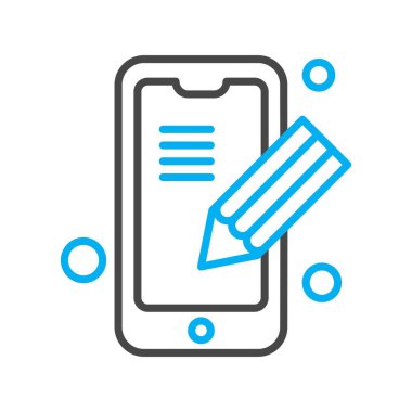 Vektör mobil ağ simgesi 