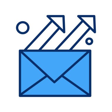 Vektör E- posta Ico, Vektör İllüstrasyonu