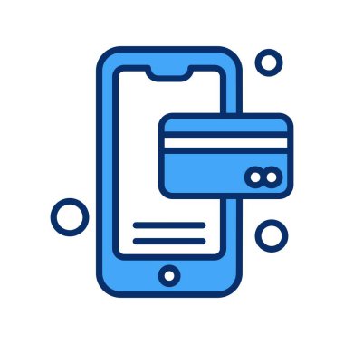 Vektör mobil ağ simgesi 