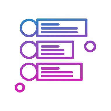 Vektör bilgileri web simgesi