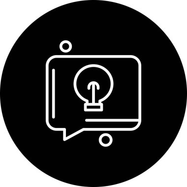 Ampul Simgesi, Vektör illüstrasyonu