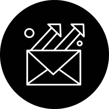 Vektör E- posta Ico, Vektör İllüstrasyonu