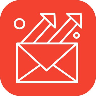 Vektör E- posta Ico, Vektör İllüstrasyonu