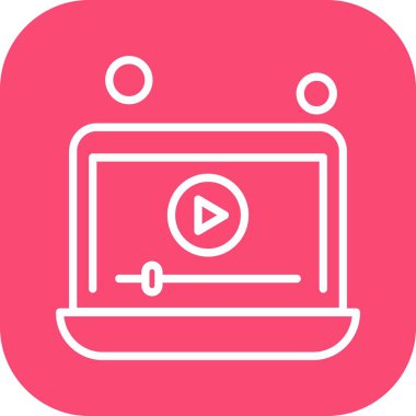 dizüstü bilgisayar simgesi, vektör illüstrasyonu