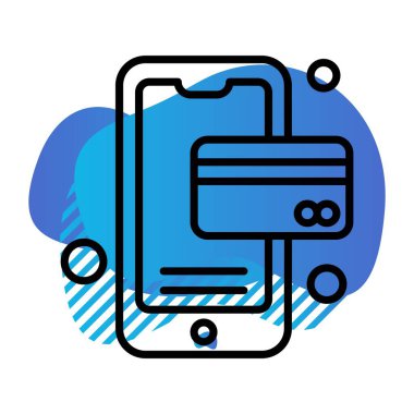 Vektör mobil ağ simgesi