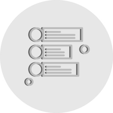 Vektör bilgileri web simgesi