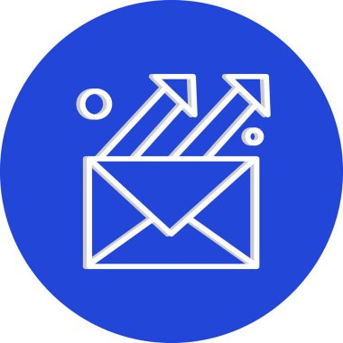 Vektör E- posta Ico, Vektör İllüstrasyonu