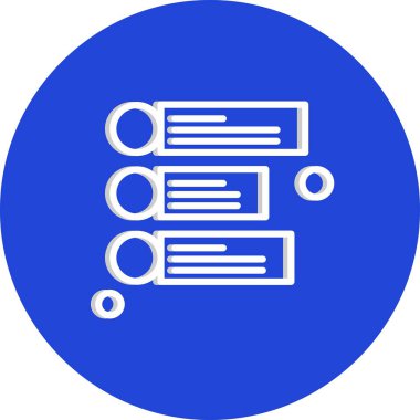 Vektör bilgileri web simgesi