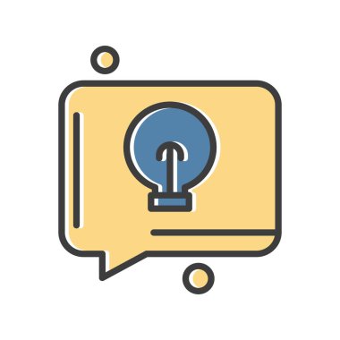  Ampul Simgesi, Vektör illüstrasyonu