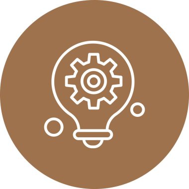 Ampul Simgesi, Vektör illüstrasyonu