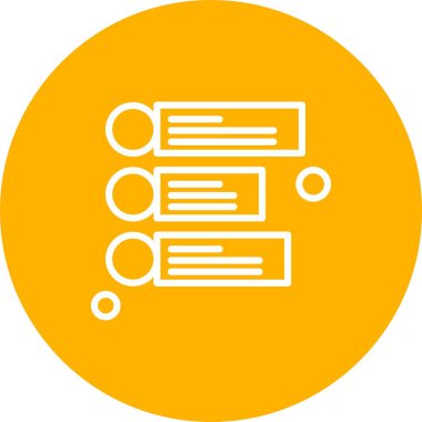 Vektör bilgileri web simgesi