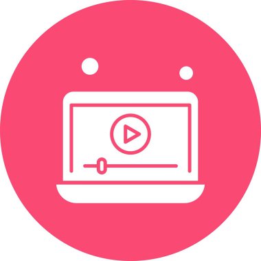 dizüstü bilgisayar simgesi, vektör illüstrasyonu