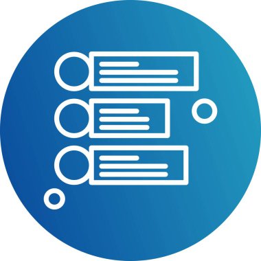 Vektör bilgileri web simgesi