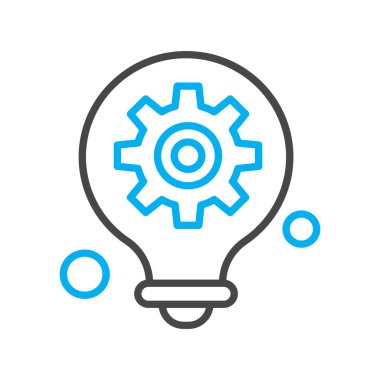  Ampul Simgesi, Vektör illüstrasyonu