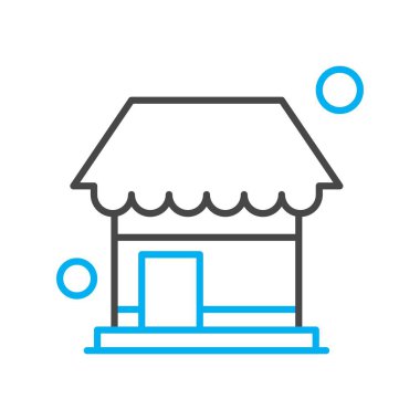 Vektör dükkanı Ico, Vektör İllüstrasyonu