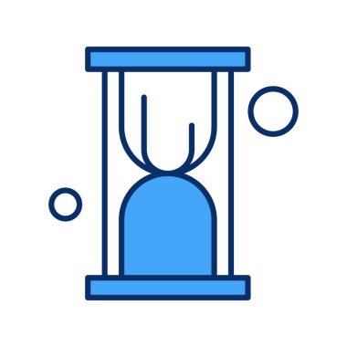 Vektör kum saati Ico, Vektör İllüstrasyonu