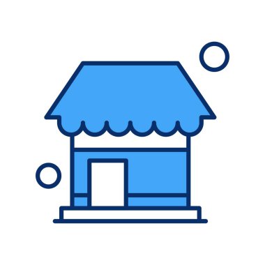 Vektör dükkanı Ico, Vektör İllüstrasyonu