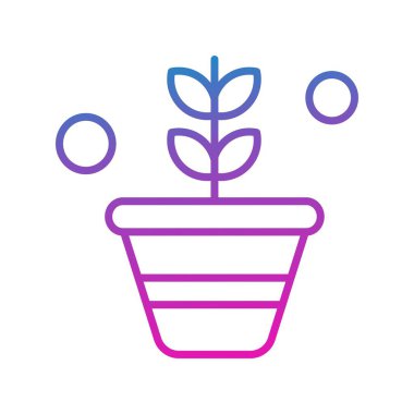 Vektör Çiçek Simgesi, Vektör İllüstrasyonu