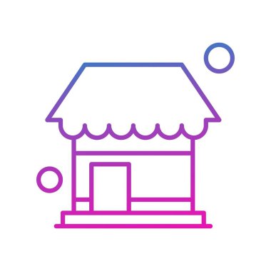 Vektör dükkanı Ico, Vektör İllüstrasyonu