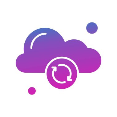 Vektör Bulut Simgesi, Vektör İllüstrasyonu