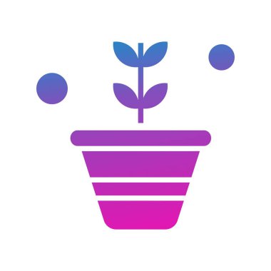 Vektör Çiçek Simgesi, Vektör İllüstrasyonu