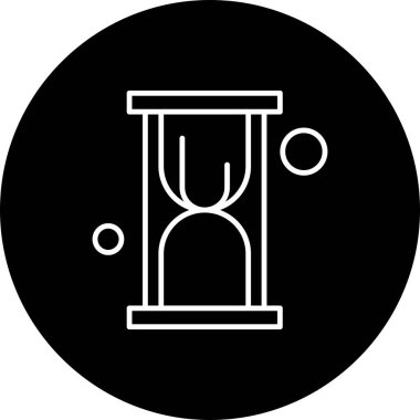 Vektör kum saati Ico, Vektör İllüstrasyonu