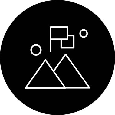 Vektör dağı Ico, Vektör İllüstrasyonu